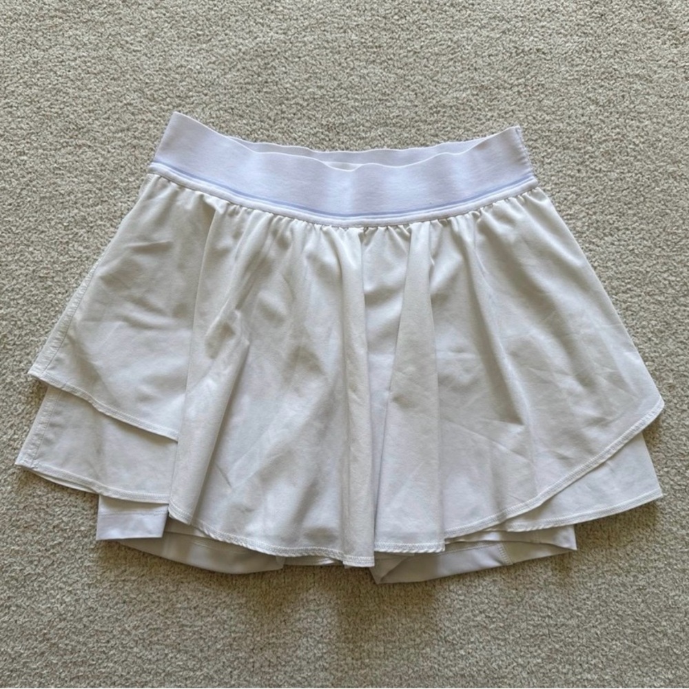 lululemon athletica White Layered Circle Skirt